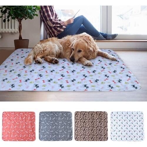 Dropshipping Reusable Dog Diaper Mat Waterproof Absorbent Pet Pee Pads Washable Puppy Urine Pads Dog Training Pads Seat Cover