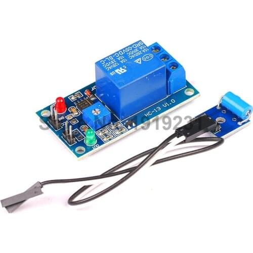 5V Relay Module Normally Closed Vibration Sensor