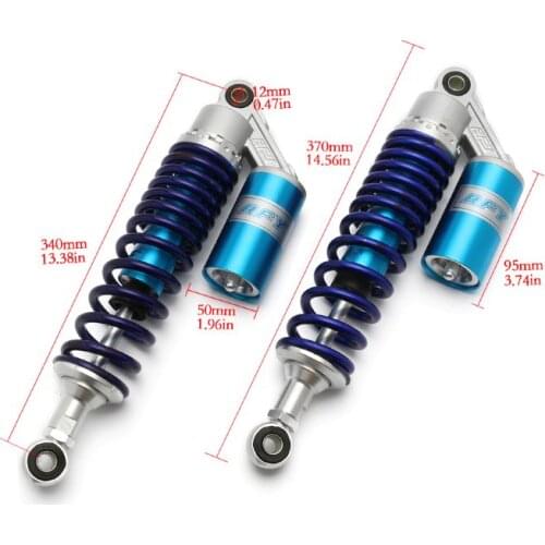 RFY 340mm 8mm Spring Motorcycle Rear Shock Absorbers FOR HONDA CD250 KAWASAKI KX125 ZL900 ELIMINATOR GPZ750