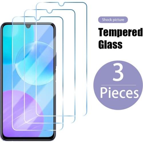 3pcs Tempered Glass for Huawei Honor Play5 5G 8X 20 Pro 9X 9 10i 10 Lite 30i 20i 10X 9S 8S Screen Protector 9H Protective Film
