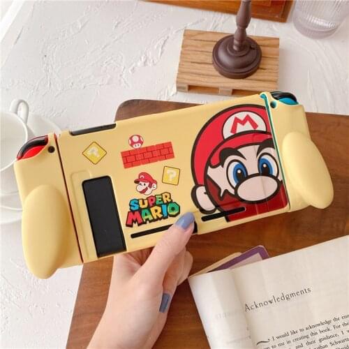 Super Mario Switch Protective Cover Handheld Game Console Host Anti-fall Soft Case Cartoon style Printing Case Gamepad Shell
