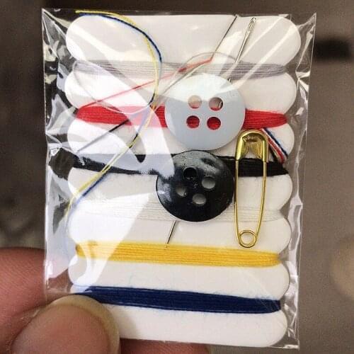 10pcs Knitting Needles Set Portable Outdoor Crochet Sewing Accessories Pin Sewing Thread Buttons DIY Needles Arts Crochet Hook