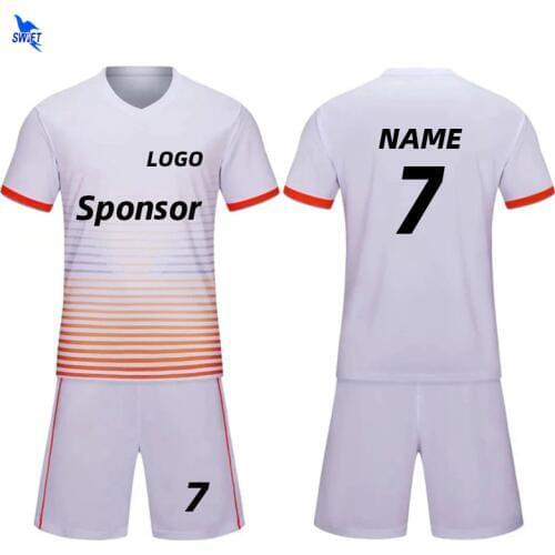 20/21 Customize Kids Football Jerseys Men Women Boys Soccer Uniforms Shirts+Shorts Futsal Team Sports Training Tracksuit Sets