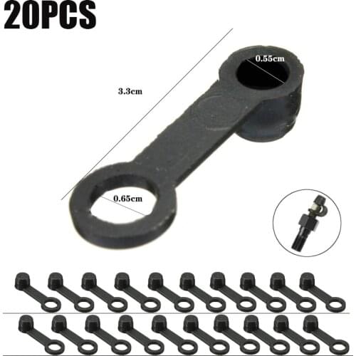 20pcs Bleed Nipple Cover Motorcycle Dust Cap Bleed Nipple Brake Screw Caps Brake Caliper Cover Motorcycle Valve Rubber Dust Cap