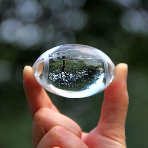 50*80mm Crystal Rugby Ball Sphere Fengshui Glass Crafts Gifts Home Decoration Ornaments Sports Souvenir Figure Miniature