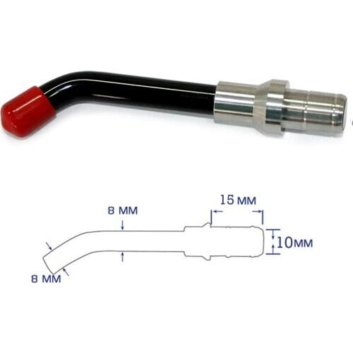 8x15x10mm Universal Tip Guide Optic Fiber Rod for Dental Curing Light Lamp