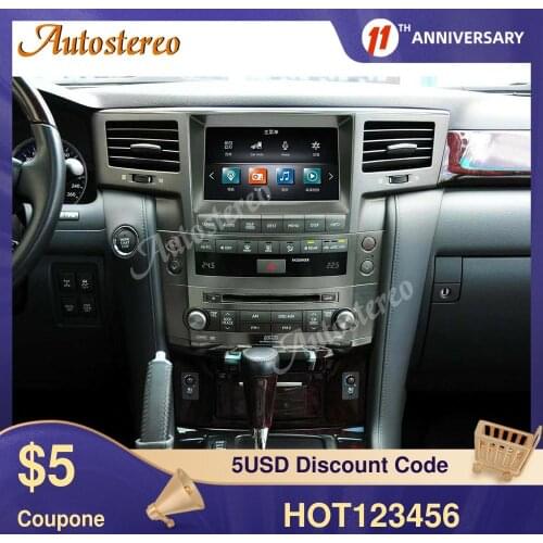 Android 9.0 OEM Style For Lexus LX570 Car GPS Navigation Auto Stereo Radio Head Unit Multimedia Player Tape Recorder DVD Player