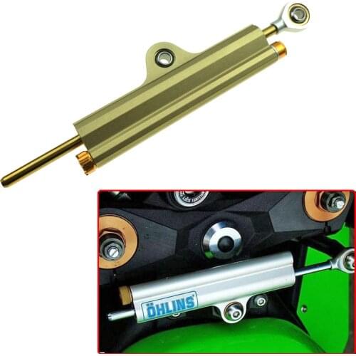 CNC Damper Steering Stabilizer Linear Reversed Safety Control Over for S1000RR z800 z750 r6 mt07 fz6 r3 ninja 300 mt 09 xj6