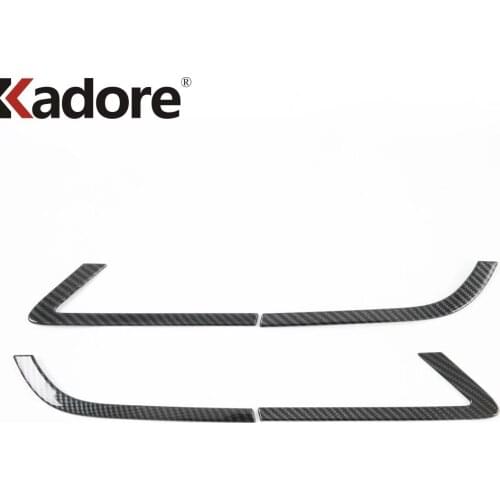 For Hyundai Tucson 2019 2020 Chrome Rear Tail Fog Light Eyebrow Cover Trim Decoration Molding Garnish Bezel Accessories Styling