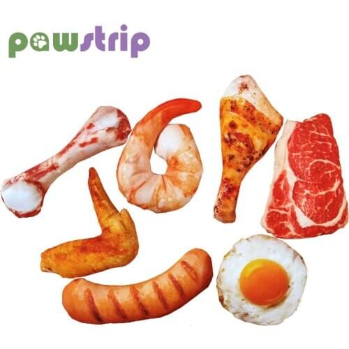 Pet Dog Squeaky Toys Simulation Vegetable Drumstick Dog Chew Toys Interactive Traning Puppy Toy Funny Cat Toys Pet Supplies