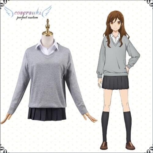 Hori-san to Miyamura-kun Hori Kyoko Cosplay Costume Halloween Christmas Costume