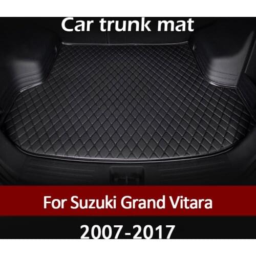 MIDOON Car trunk mat for SUZUKI Grand Vitara(FOUR DOOR) 2007-2017 cargo liner carpet interior accessories cover