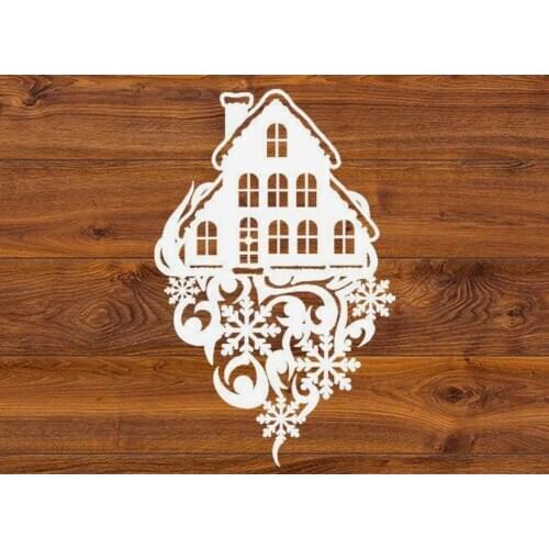 House Shape Metal Cutting Die DIY For Scrapbooking Decoration Crafts