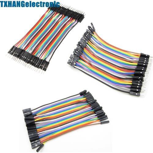 Dupont Wire Male to Male Male to Female Female to Female Jumper Cable 120x10cm