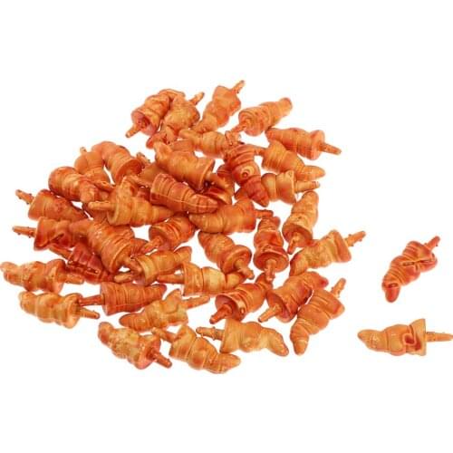 Snowman Safety Noses For DIY Animal Doll Crafts Carrot Nose Straight 100pcs