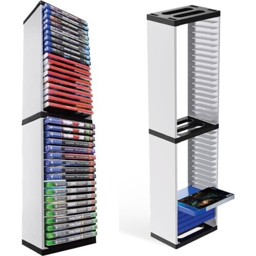 CD Box Bracket Holder 36 Game Disc Storage Tower Shelf Rack for PS5 for PS4 for XBOX ONE Game Console Stand Accessories