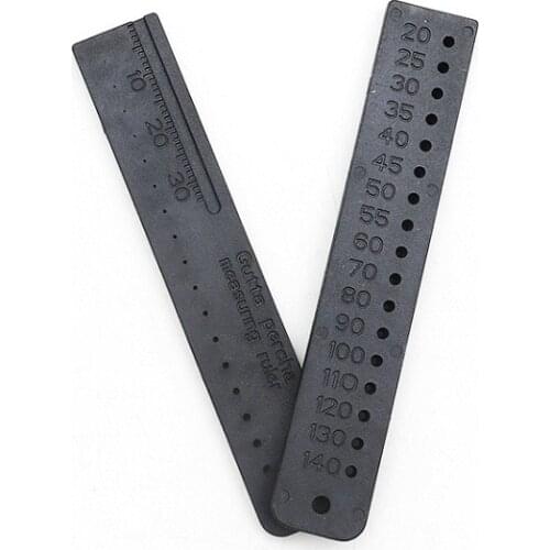 1pcs Dental Endo Ruler Gauge for Gutta Percha Poins Dental Calibrating Ruler Endo Measuring Calibration Instruments Dentistry