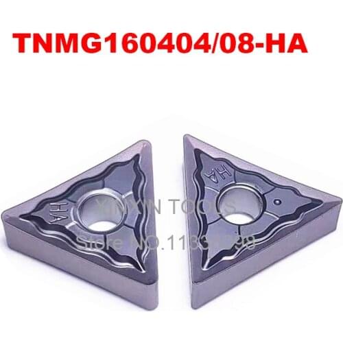 10pcs TNMG160404-HA TNMG160408-HA Machining Stainless Steel Processing Tungsten Cemented Carbide Inserts