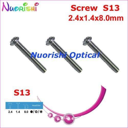 S13 2.4x1.4x8.0mm 10000pcs Sunglasses Eyewear Eyegalsses Sunglass Screws Free Shipping