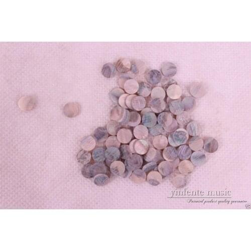200 Pcs 6mm pearl shell round blanks Guitar Fretboard Inlaid Bow F rog Inlaid