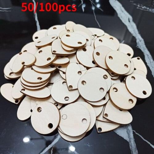 50/100pcs Chritsmas Birthday Special Days Reminder Board Home Hanging Decor Wooden Calendar Board Hanging Ornament