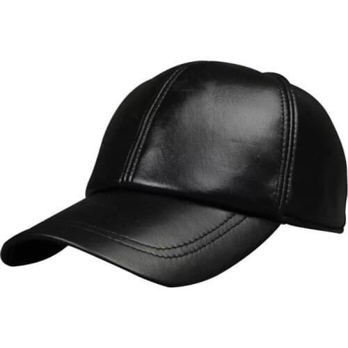 2021 Brand New style Mens Real Sheepskin Leather baseball Cap brand Newsboy /Beret Hat winter warm Sheepskin hats Cow-31