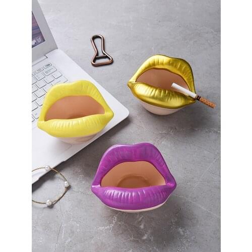 Big Mouth Ashtray Creative Personality Trend Home Living Room Office Decoration Coffee Table Desktop Decoration