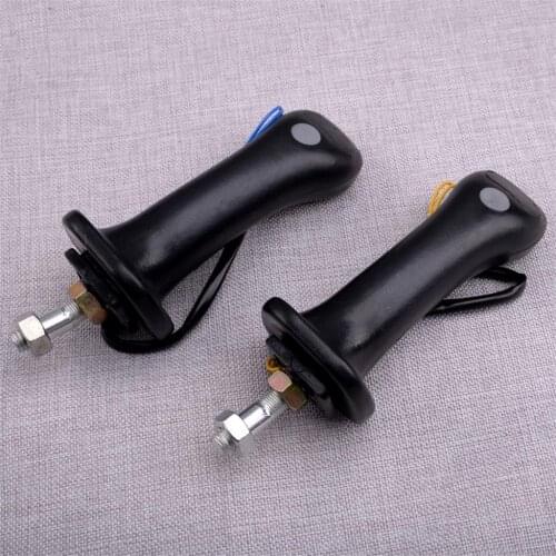 CITALL 2Pcs Excavator Joystick Handle Fit for Xugong Yuchai Lovol Longgong Rev o 55/60/65/75-8/80 Black Accessories