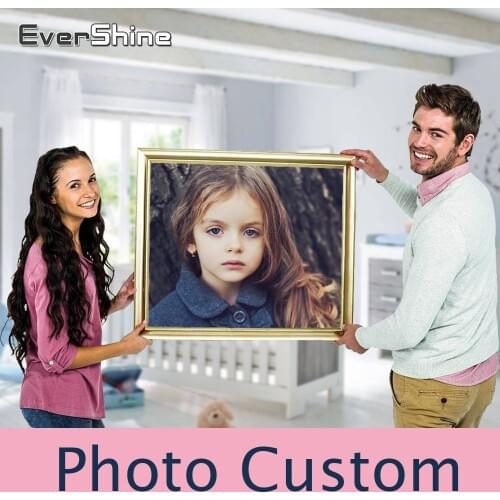 EverShine 5D Photos Custom Diamond Painting Full Square/round Diamond Embroidery Picture Rhinestones Diamond Mosaic Wall Decor