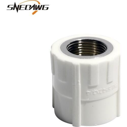 PPR Water Pipe Fitting 20/25/32/40mm PP-R Pipe Joint Water Supply 1/2'' 3/4'' 1'' Plastic Pipe Fitting Connector
