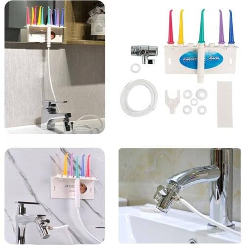 CALLYSONIC 5 Nozzles Dental SPA Faucet Oral Irrigator Water Jet Toothbrush Floss Dental Flosser Oral Hygiene Dental Instrument