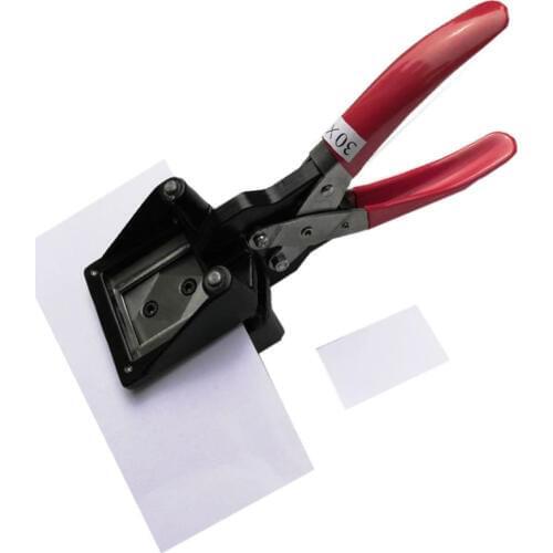 2" Visa Photo Cutter Pliers 30*40mm Right Angle Paper Cutting Photo Studio/Home Handheld Gadget Passport Picture Punching