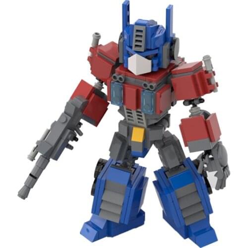 LEQUMOC Movie Fighting Robot Warriorals 409PCS MOC Model Building Blocks Toys for Children DIY Toy Kids Gifts Movie Robots