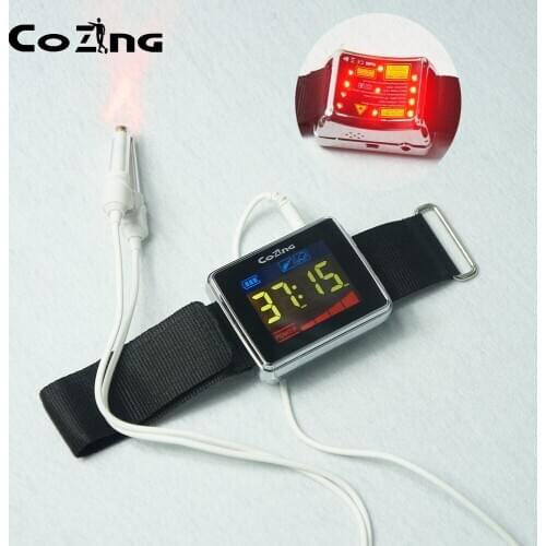 Medical Equipment Laser Therapy Watch for Allergy Rhinitis Relief Therapy Instrument and Health Care Massager