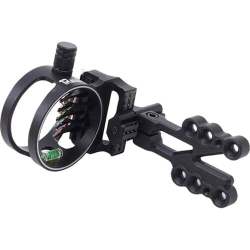 TRBLAZER Bow Sight Micro Adjustable for Compound Bow 5 Pins .019\" Camouflage and Black Bow & Arrow Set Aluminum