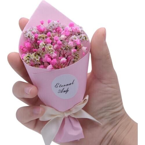 Mini Flowers Bought Gypsophila Craft Gifts Packing Dried Flowers Photo Props Wedding Christmas Gifts Thanksgiving