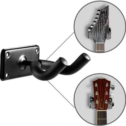 Wall Mount U-shaped Electric Guitar Bass Ukulele Display Hook Holder Hanger Guitar Bass