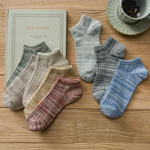 10 Pairs New Fashion Cotton Socks For Women Retro Casual Short Socks Soft Gilrs Meias Mujer Funny Calcetines Medias Femme