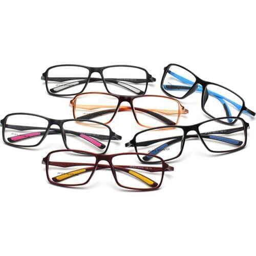 2017 New Arrival Sporty Ultra-light Imitation TR90 Men and Women Flat Mirror Myopic Glasses Ful Frame