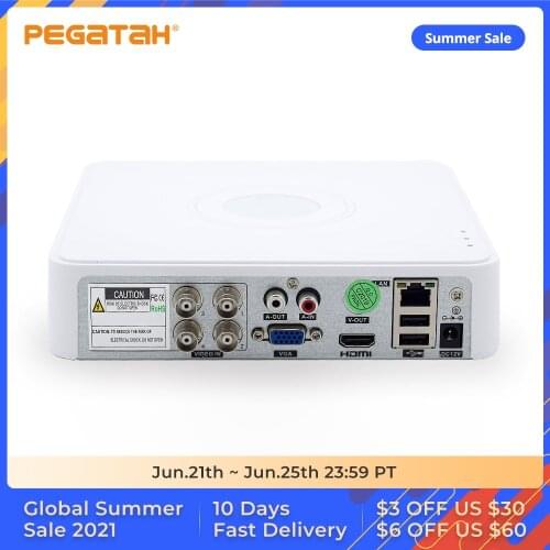 NEW HD 5MP DVR 4Channel CCTV AHD DVR AHD-N Hybrid DVR 1080P DVR 5in1 Video Recorder For AHD TVI CVI CVBS Analog Camera IP Camera