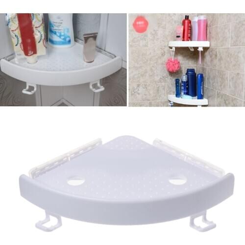 Bathroom Shelf Qrganizer Snap Up Shelf Corner Shelf Caddy Bathroom Plastic Corner Shelf Shower Storage Wall Holder W329