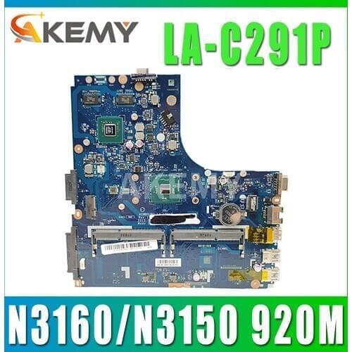 SAMXINNO New Mainboard For Lenovo Ideapad B41-30 Laptop Motherboard AIWBO/B1 LA-C291P N3160/N3150 CPU 4 cores 920M GPU