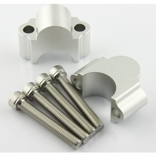 Silver Motorcycle Handlebar Heightening Code Increase Rearward Shifting Accessories For BMW F800GS ADV F800GT