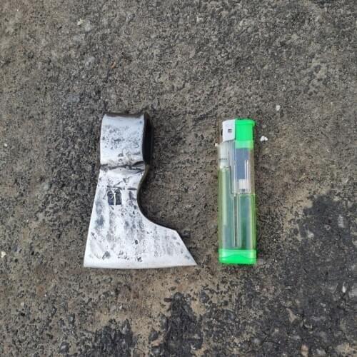 Axe old craft hand forged half shaft steel hammer axe home axe outdoor camping hand axe multifunctional hardware tools