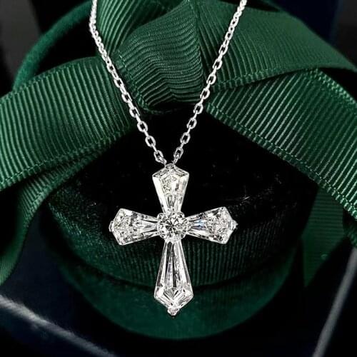 Designer Fashion 925 Sterling Silver Jewelry 5A Cubic Zirconia Party Necklace