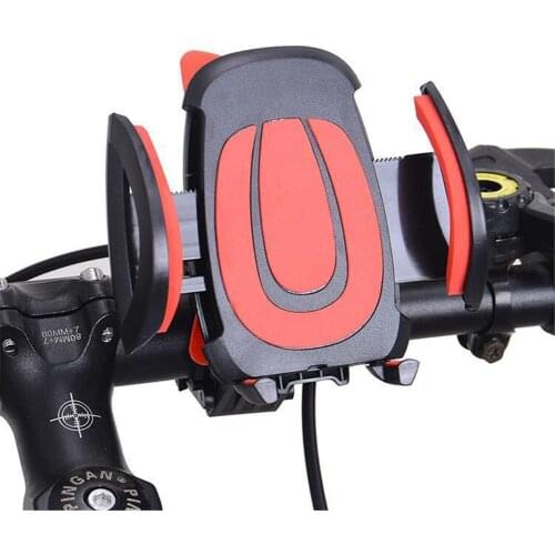 Bike Phone Holder Universal Motorcycle Bicycle Phone Holder Handlebar Stand Mount Bracket Mount Phone Holder For iPhone Samsung