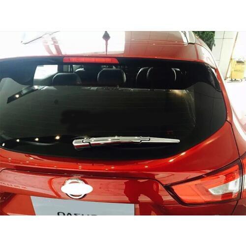 High Quality For Nissan Qashqai 2014 2015 2016 ABS Chrome Rear Window Wiper Nozzle Trim