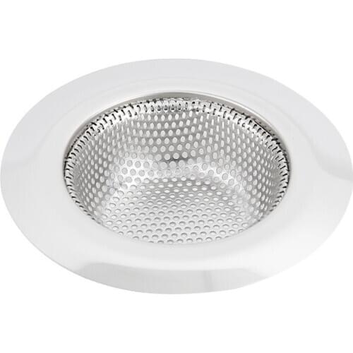 1PCS Stainless Steel Sink Strainers Hair Colanders Kitchen Sink Bathroom Tool Drain Accessories A6V1