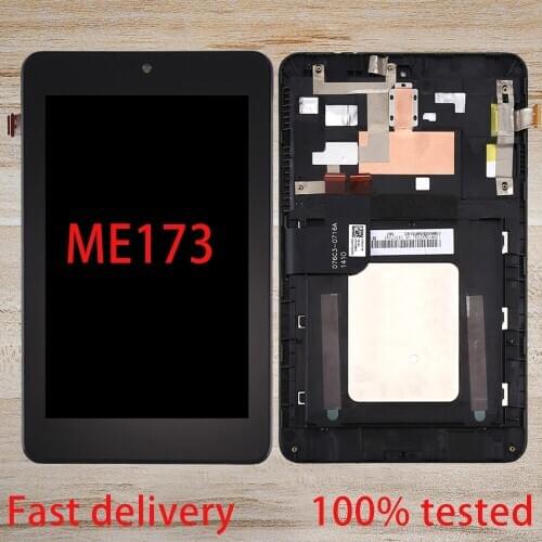 100% Tested For Asus Memo Pad HD7 ME173 ME173X K00B LCD Display Touch Screen Frame Digitizer Assembly N070ICN -GB1 LD070WX4-S