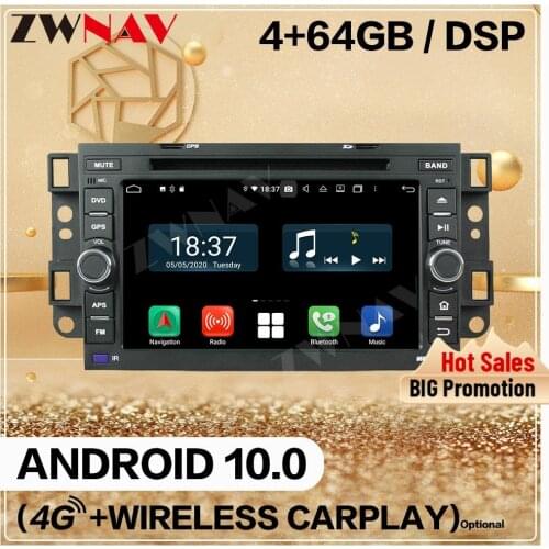 4+128G Double Din For Chevrolet Epica Captiva Aveo 2004-2011 Android10 Screen Player Audio Radio GPS Navi Head Unit Auto Stereo